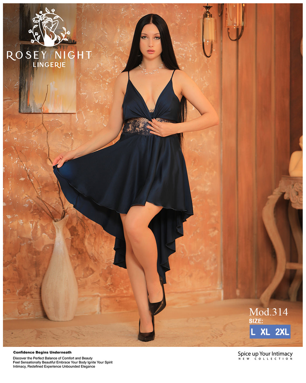 Ruby Lace Satin (Code 314)
