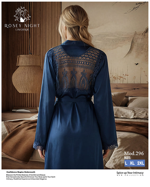 Satin Lace Royale Robe Mod.296