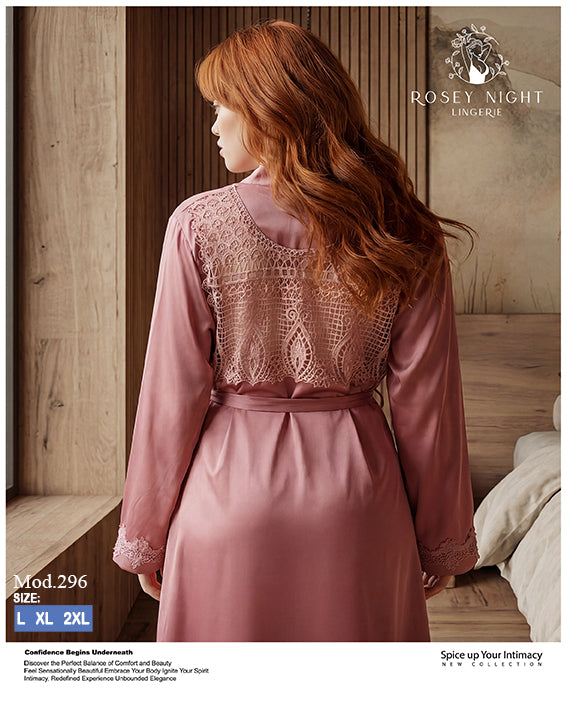 Satin Lace Royale Robe Mod.296