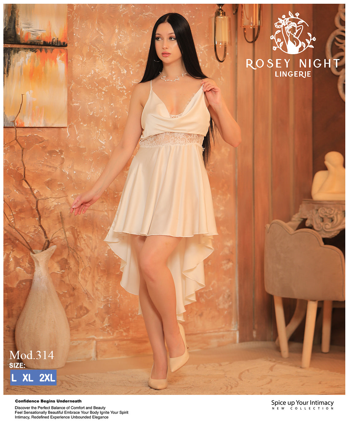 Ruby Lace Satin (Code 314)