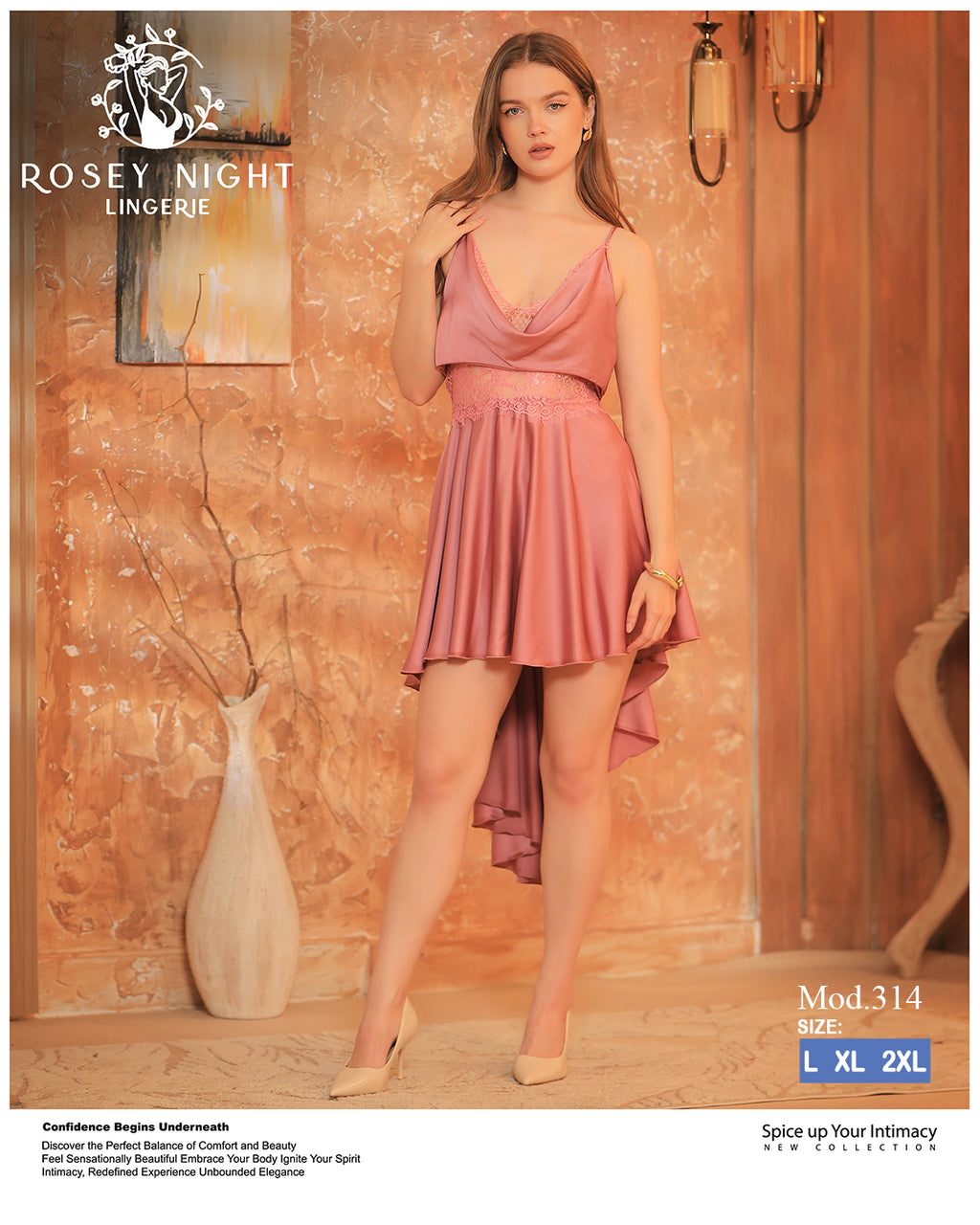 Ruby Lace Satin (Code 314)
