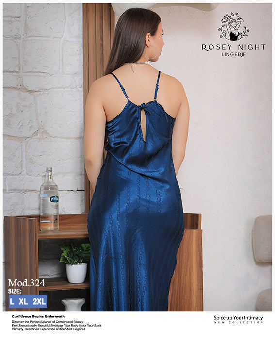 Satin Grace Long Gown Mod.324