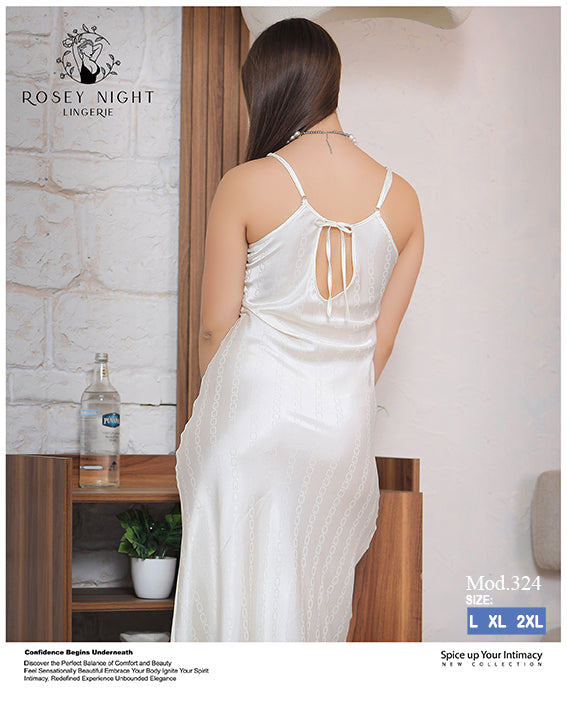 Satin Grace Long Gown Mod.324