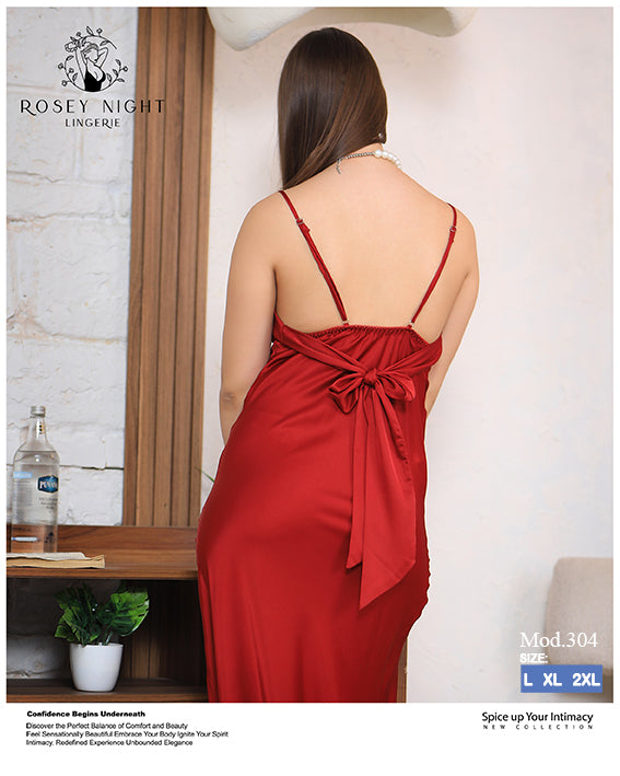 Satin Lace Gown Mod.304